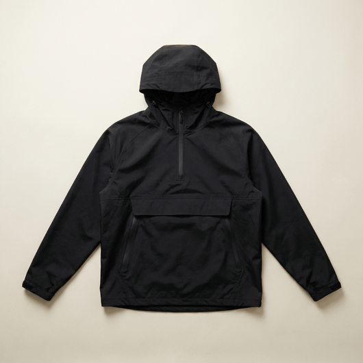 Blacktop Lightweight Hooded Windbreaker Jacket