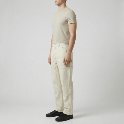 Zero Status White Carpenter Pants