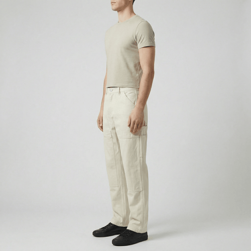Zero Status White Carpenter Pants