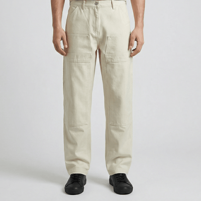 Zero Status White Carpenter Pants