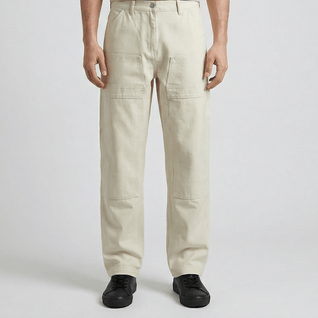 Zero Status White Carpenter Pants