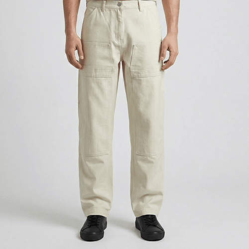 Zero Status White Carpenter Pants