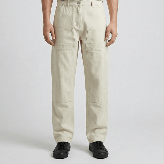 Zero Status White Carpenter Pants