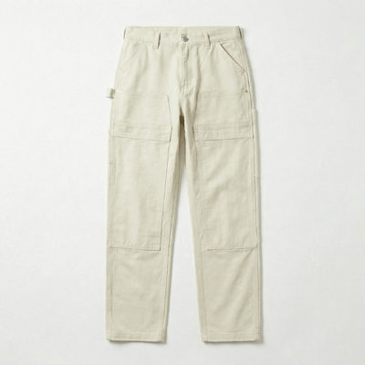 Zero Status White Carpenter Pants