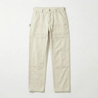 Zero Status White Carpenter Pants