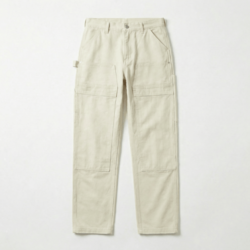 Zero Status White Carpenter Pants