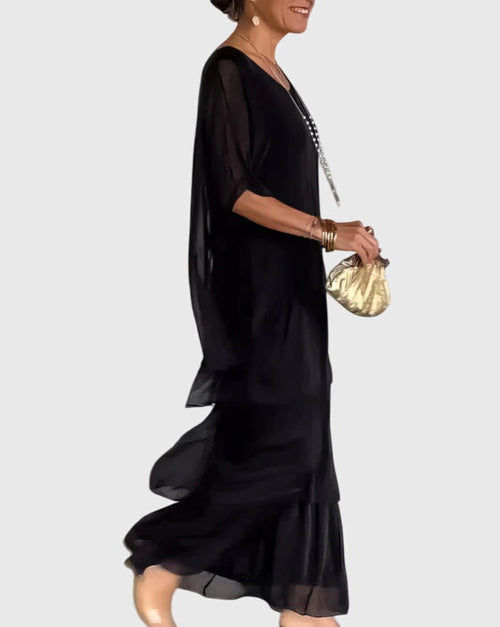 Anouk Tiered Maxi Dress