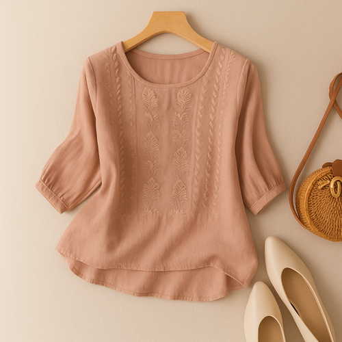 Vivienne Floral Lace Relaxed Blouse