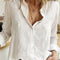 Beatrix Classic Linen Button-Down Blouse