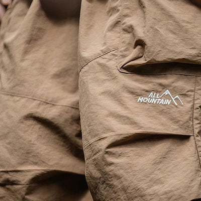 Men's Baggy Cargo Hiking Pants | Waterproof Parachute Joggers