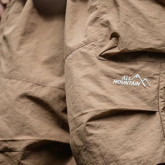 Men's Baggy Cargo Hiking Pants | Waterproof Parachute Joggers
