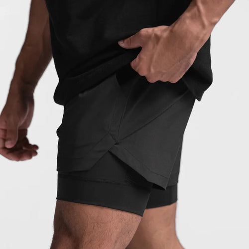 Men's 2-in-1 Quick-Dry Sport Shorts