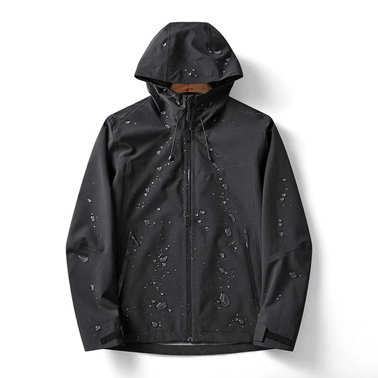 Men's Lightweight Windbreaker Jacket - Water-Resistant Packable Outdoor Coat