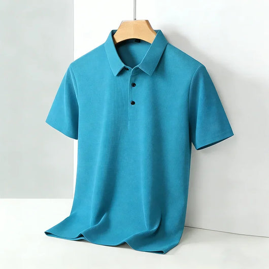 Men's Classic Collar Polo Shirt | Short Sleeve Breathable Summer Tee