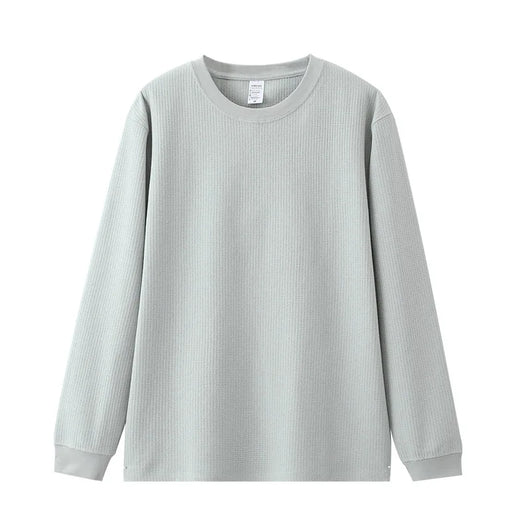 Men's Waffle Knit Long-Sleeve Top