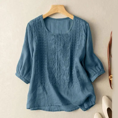 Antonia | Floral Lace Relaxed Blouse