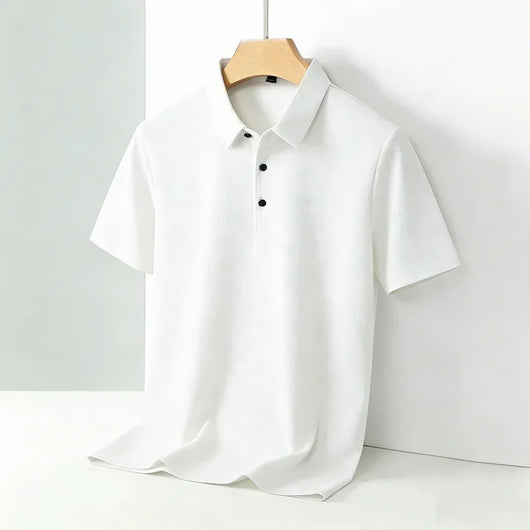 Men's Classic Collar Polo Shirt | Short Sleeve Breathable Summer Tee