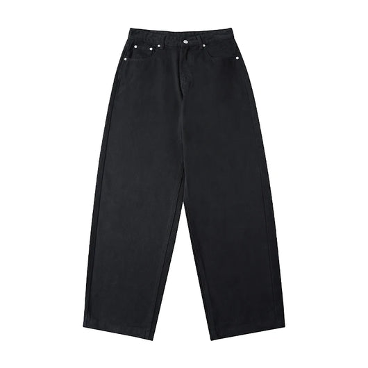 Retro Loose Fit Cotton Jeans