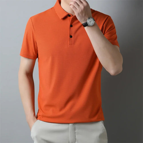 Men's Classic Collar Polo Shirt | Short Sleeve Breathable Summer Tee