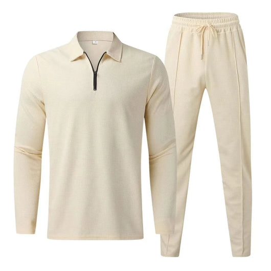 Waffle Knit Tracksuit Set