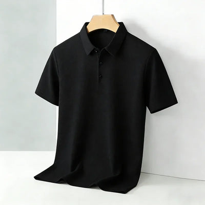 Men's Classic Collar Polo Shirt | Short Sleeve Breathable Summer Tee