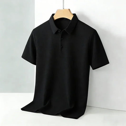 Men's Classic Collar Polo Shirt | Short Sleeve Breathable Summer Tee