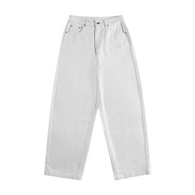 Retro Loose Fit Cotton Jeans