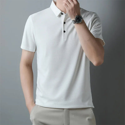 Men's Classic Collar Polo Shirt | Short Sleeve Breathable Summer Tee