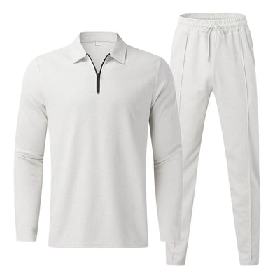 Waffle Knit Tracksuit Set