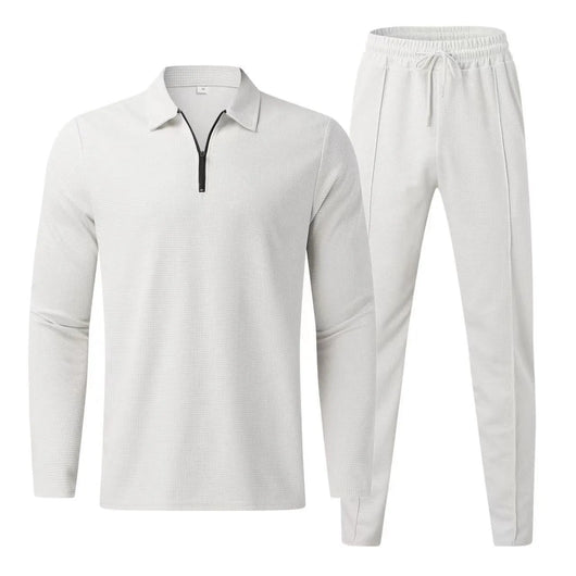 Waffle Knit Tracksuit Set