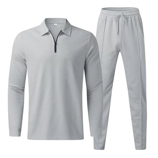 Waffle Knit Tracksuit Set