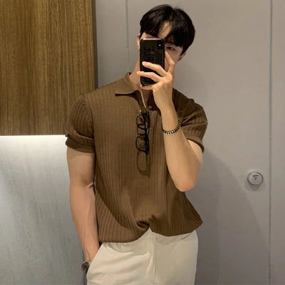 Men's Classic Quick-Dry Golf Polo Shirt
