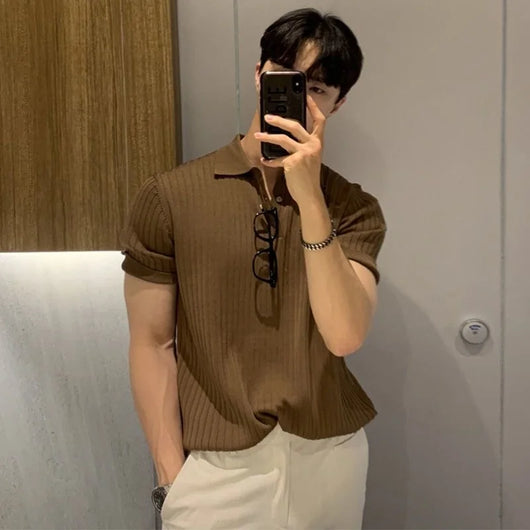 Men's Classic Quick-Dry Golf Polo Shirt