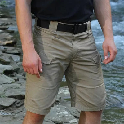 Men's Waterproof Cargo Shorts | Tactical Multi-Pocket Hiking & Outdoor Shorts