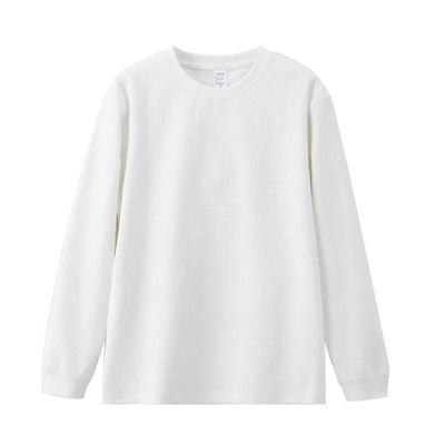 Men's Waffle Knit Long-Sleeve Top