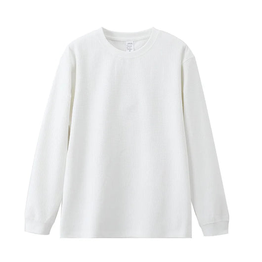 Men's Waffle Knit Long-Sleeve Top