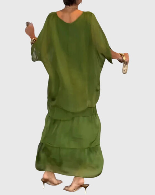 Anouk Tiered Maxi Dress