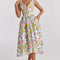 Faye Floral A-Line Midi Dress