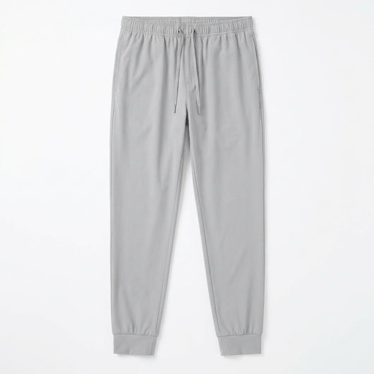 Quick-Dry Running Jogger Pants - Light Gray
