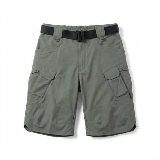 Green flat-lay