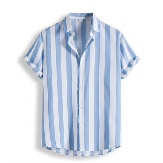 Light Blue & White flat-lay