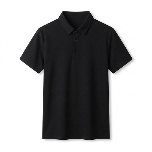 Black flat-lay