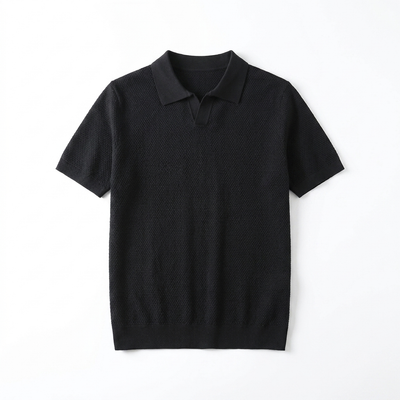 Black flat-lay