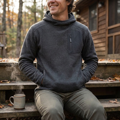 Cationic Fleece Hoodie - Lifestyle 1