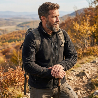 Fleece Stand Collar Jacket