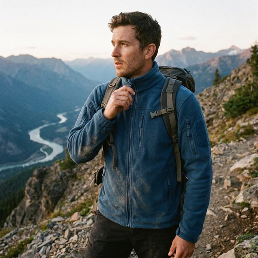 Fleece Stand Collar Jacket