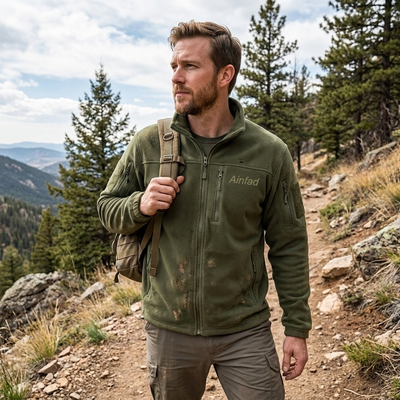 Fleece Stand Collar Jacket