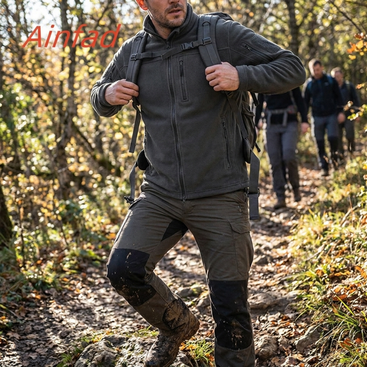 Fleece Stand Collar Jacket