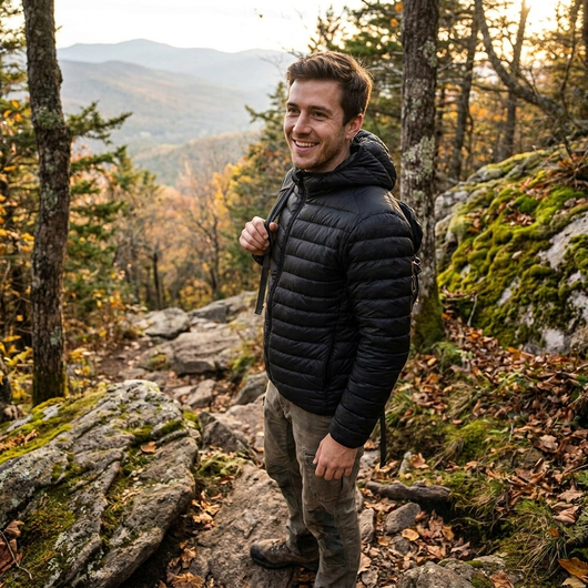 Lightweight Duck Down Puffer Jacket