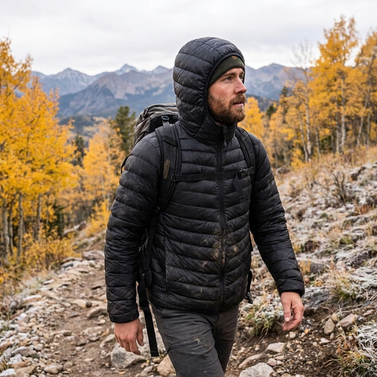 Lightweight Duck Down Puffer Jacket